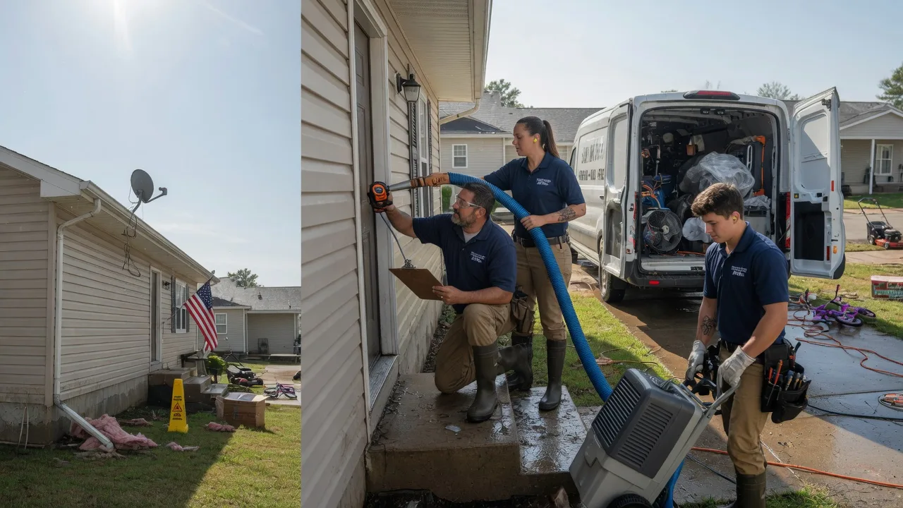 Ceiling Water Damage Restoration in Shelbyville, IN near me